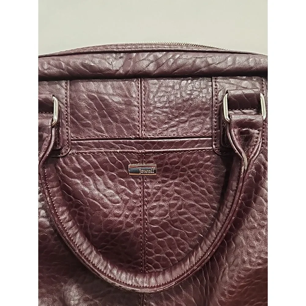 31 Thirty‎ One Purse Couture Street Jewell Vintage Pebble Deep Plum Shoulder Bag